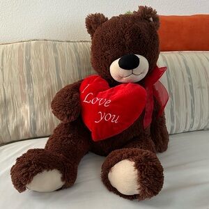 Teddy “I Love You” Heart